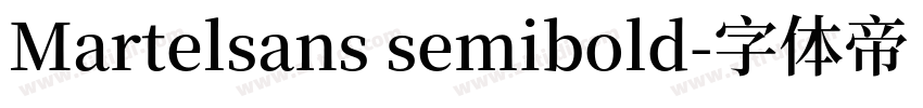 Martelsans semibold字体转换